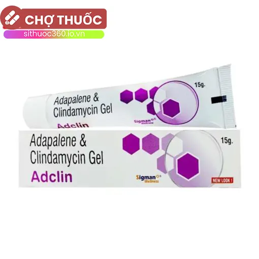Adapalene Clindamycin Gel Adclin 15g