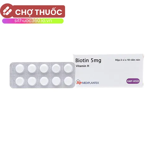Biotin 5mg Mediplantex