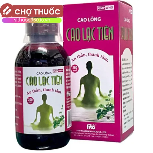 Cao Lạc Tiên Fito Pharma (Chai 200ml)