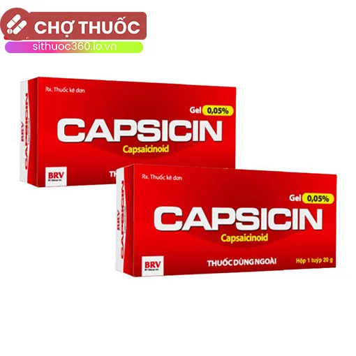 Capsicin gel 0.05%