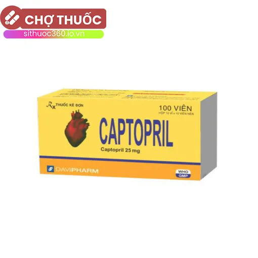 Captopril 25mg Davipharm