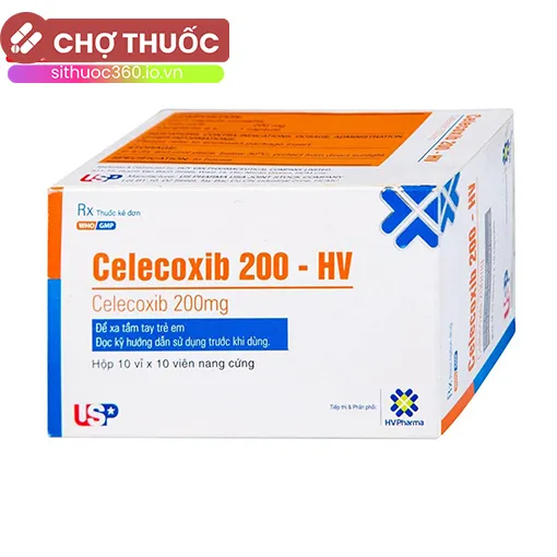 Celecoxib 200 – HV (10 vỉ x 10 viên)