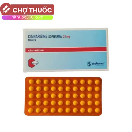 Cinnarizine Sopharma 25mg tablet