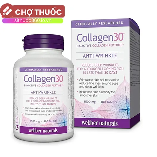 Collagen 30 Anti Wrinkle (180 viên)