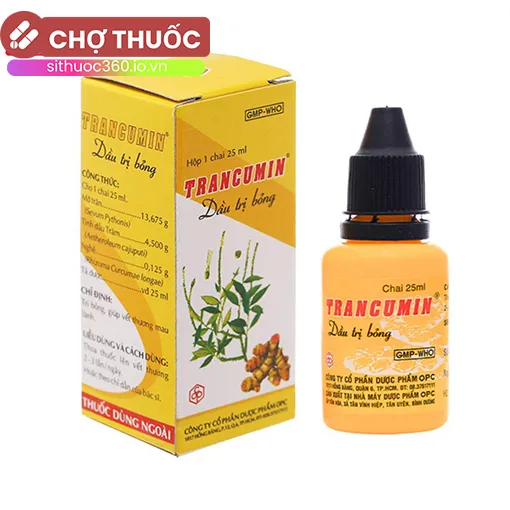 Dầu trị bỏng Trancumin OPC
