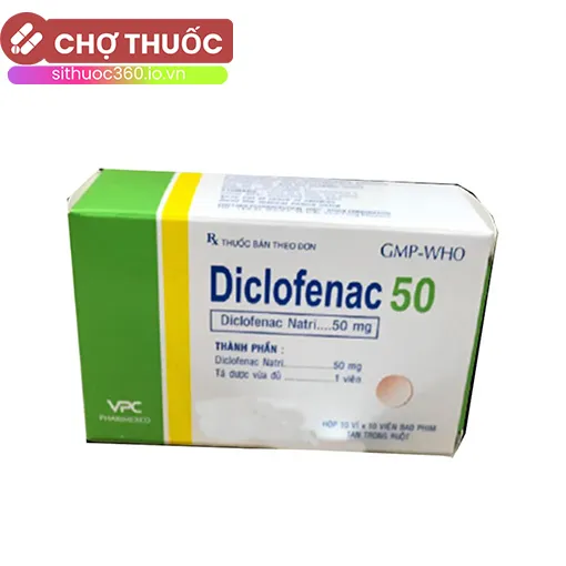 Diclofenac 50 Cửu Long