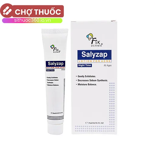 Fixderma Salyzap Lotion For Acne Night Time (20ml)