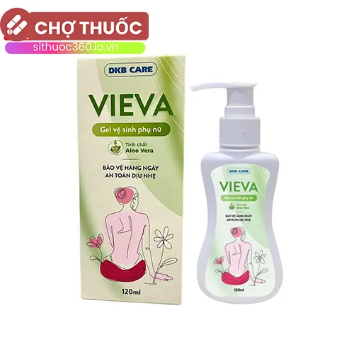 Gel vệ sinh phụ nữ VIEVA DKB CARE Tinh chất Aloe Vera 120ml