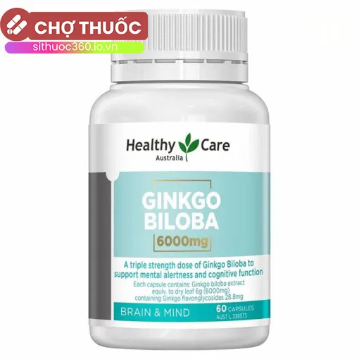 Ginkgo biloba 6000 Healthy Care