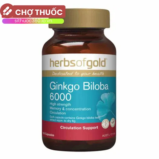 Ginkgo Biloba 6000 Herbsofgold