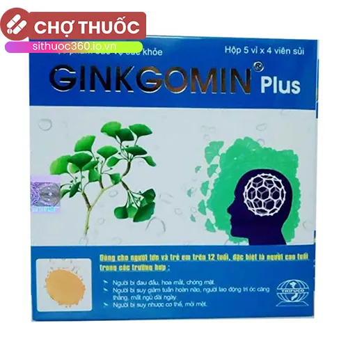 Ginkgomin Plus (Hộp 20 viên)