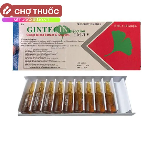 Gintecin injection 17.5mg/5ml