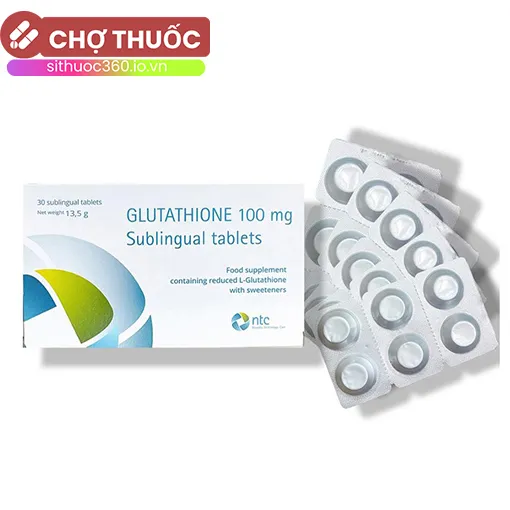 Glutathione 100mg Sublingual Tablets