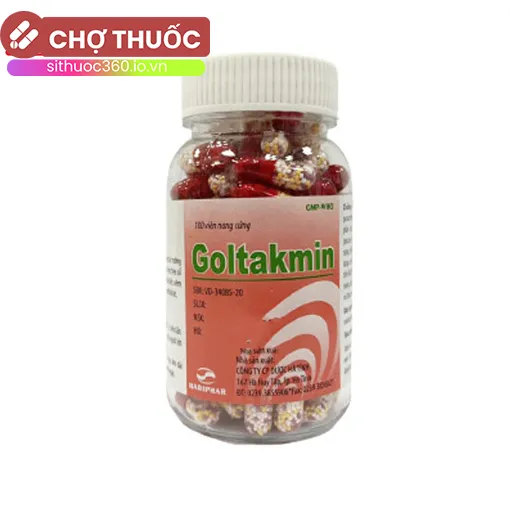 Goltakmin (lọ 100 viên nang cứng)