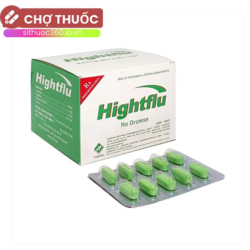 Hightflu (Hộp 10 vỉ x 10 viên)