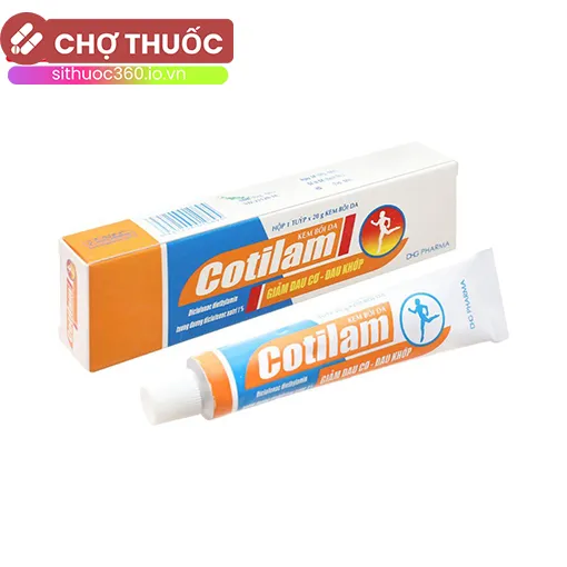 Kem bôi da Cotilam 1%