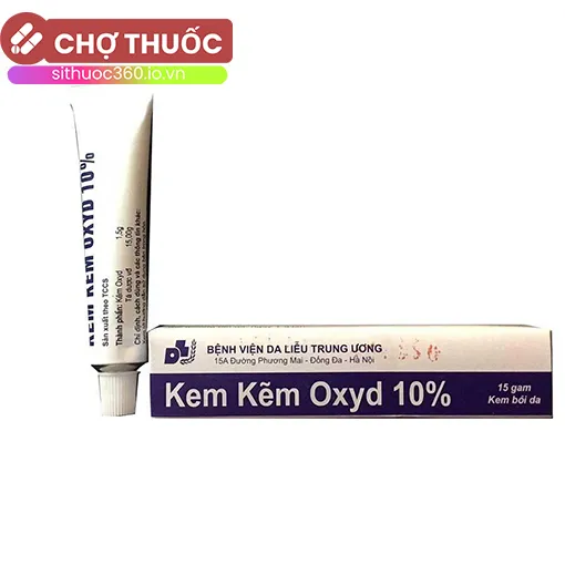 Kem Kẽm Oxyd 10% Viện Da Liễu Trung Ương