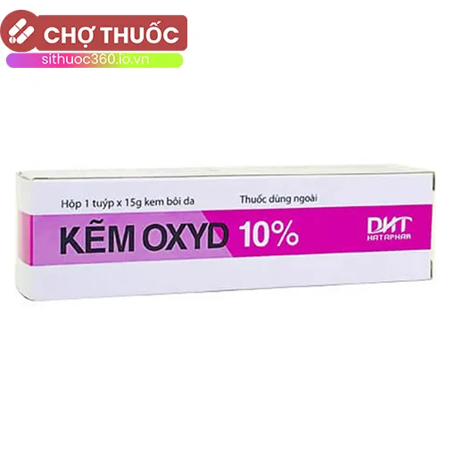 Kẽm Oxyd 10% Hataphar 15g