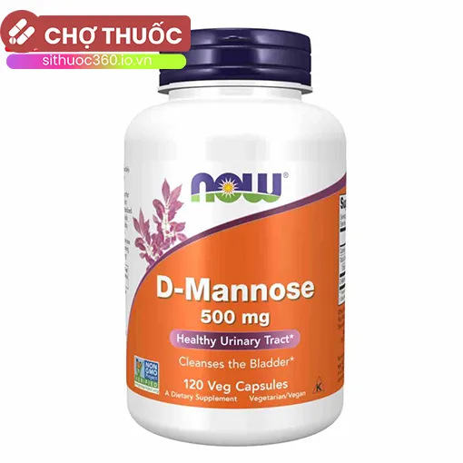 Now D-Mannose 500mg 120 Capsules