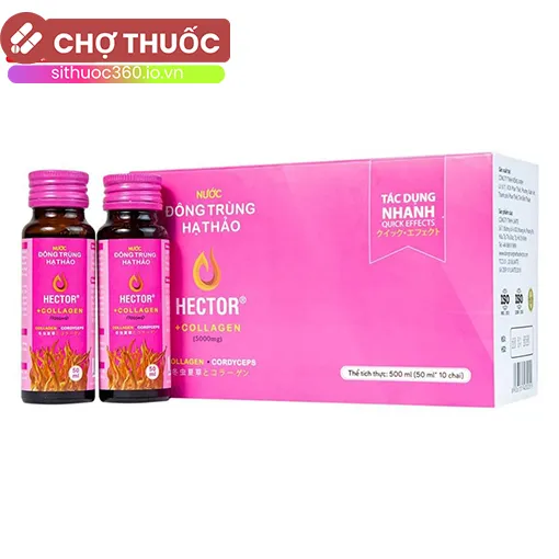 Nước Đông Trùng Hạ Thảo Hector Collagen