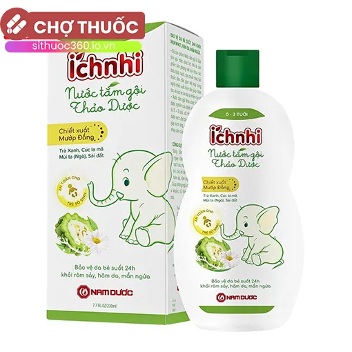 Nước tắm gội thảo dược Ích Nhi