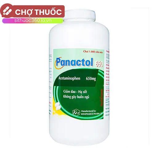 Panactol 650 Chai 1000 Viên