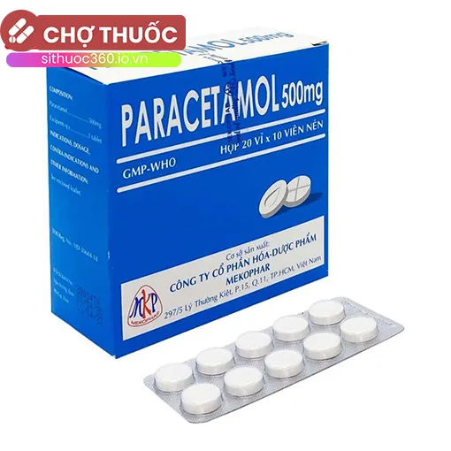 Paracetamol 500mg Mekophar