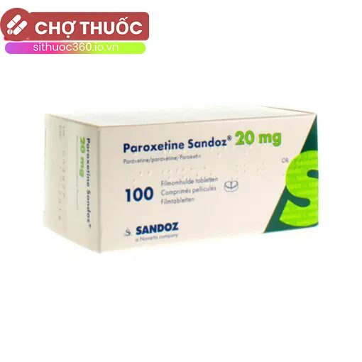 Paroxetine Sandoz 20mg