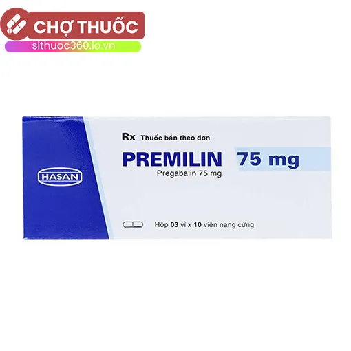 Premilin 75mg (Hộp 30 viên)