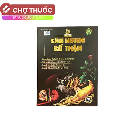 Sâm Nhung Bổ Thận Cordycep Oyster Max Gold