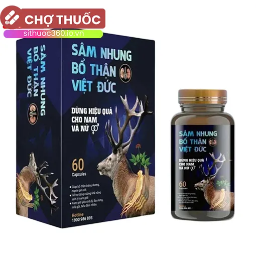 Sâm Nhung Bổ Thận Việt Đức
