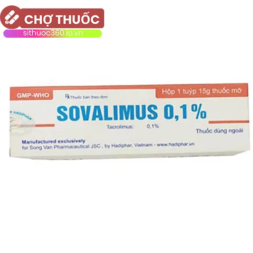 Sovalimus 0,1% 15g