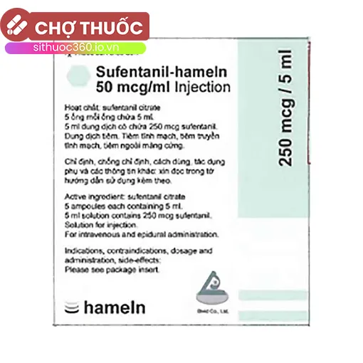Sufentanyl hameln 50mcg/ml