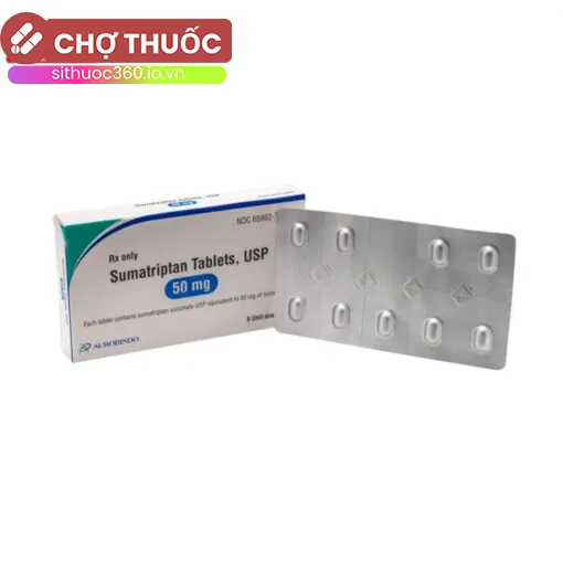 Sumatriptan Tablets USP 50mg Aurobindo