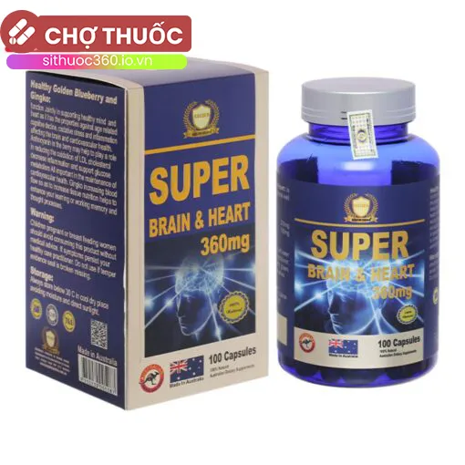 Super Brain & Heart 360mg (Hộp 100 viên)