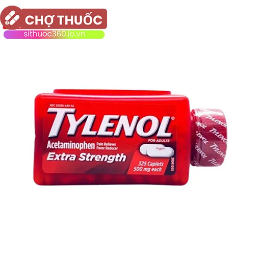 Tylenol Extra Strength 500mg 325 Caplets