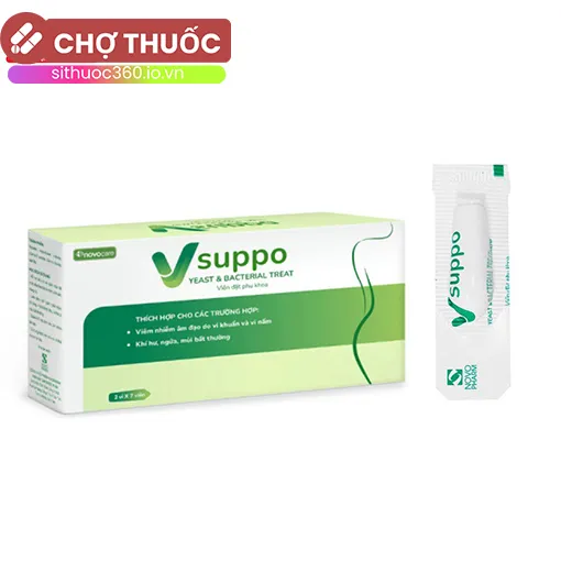 Viên đặt phụ khoa Vsuppo Yeast & Bacterial Treat