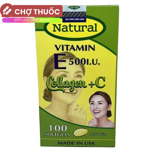 Vitamin E 500 I.U Collagen + C