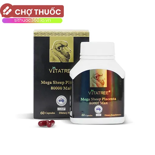 Vitatree Mega Sheep Placenta 80000 Max